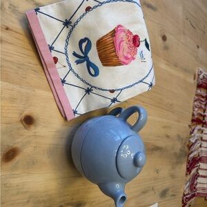 Blue Ceramic Teapot pier one